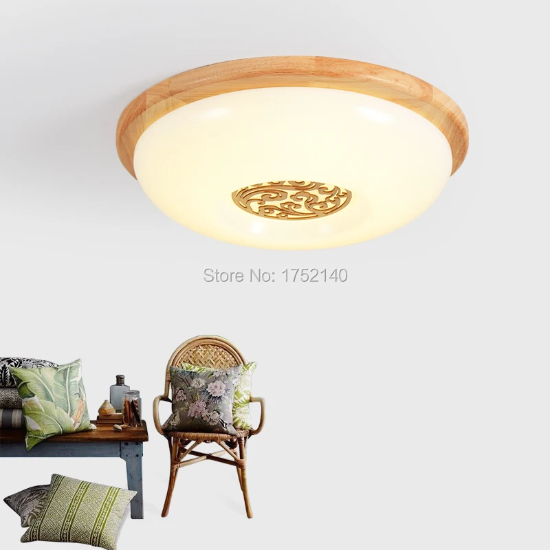 

Modern wooden ceiling lights japanese/china style wooden LED lamp indoor lighting Art decoration idyllic village suspension lamp