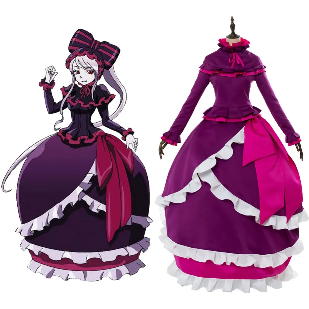 Женский костюм для косплея Shalltear Bloody Fall костюмы Хэллоуина карнавала