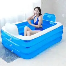 Складная надувная ванна, домашняя ванна для взрослых, бочонок для тела, ванна для ванной, маленькая квартира, ванна, бочонок, пара