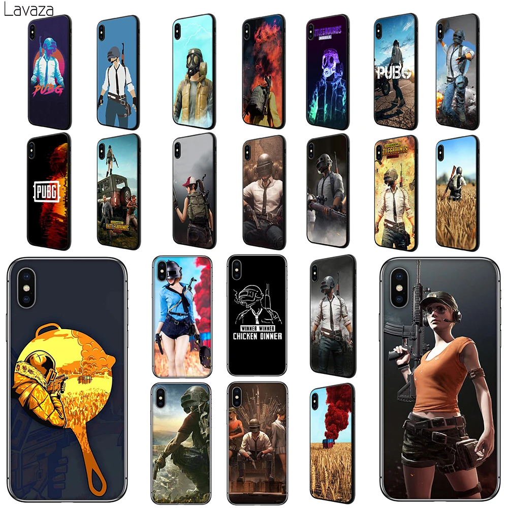 Мягкий ТПУ чехол Lavaza Battlegrounds PUBG для Apple iPhone 6 6S 7 8 Plus 5 5S SE X XS MAX XR силиконовые чехлы |