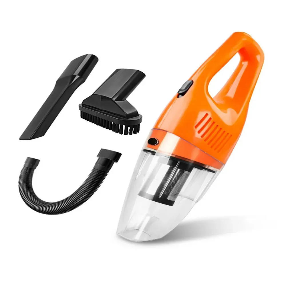 

Wet And Dry Car Vacuum Cleaner Portable Vehicle Handheld 5 Meters Connector Cable LED Light Dust Collector Aspirator 12V
