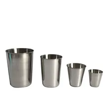 Новая Металлическая пивная чашка из нержавеющей стали, вино, кофе, кружки, чай, молоко, кружка для питья ликер алкогольные напитки, виски, посуда для напитков 30/50/180/320 мл