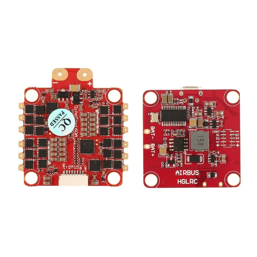 HGLRC Titan Plus F460 стек AIRBUS F4 Контроллер полета FC OSD & Dinoshot1200 60A Blheli_32 ESC для RC гоночного