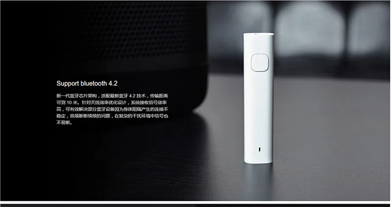 Bluetooth Audio Receiver Original Xiaomi Mi Portable Wired to Wireless Media Adapter for 3.5mm Earphone Headset Speaker Car AUX (1)