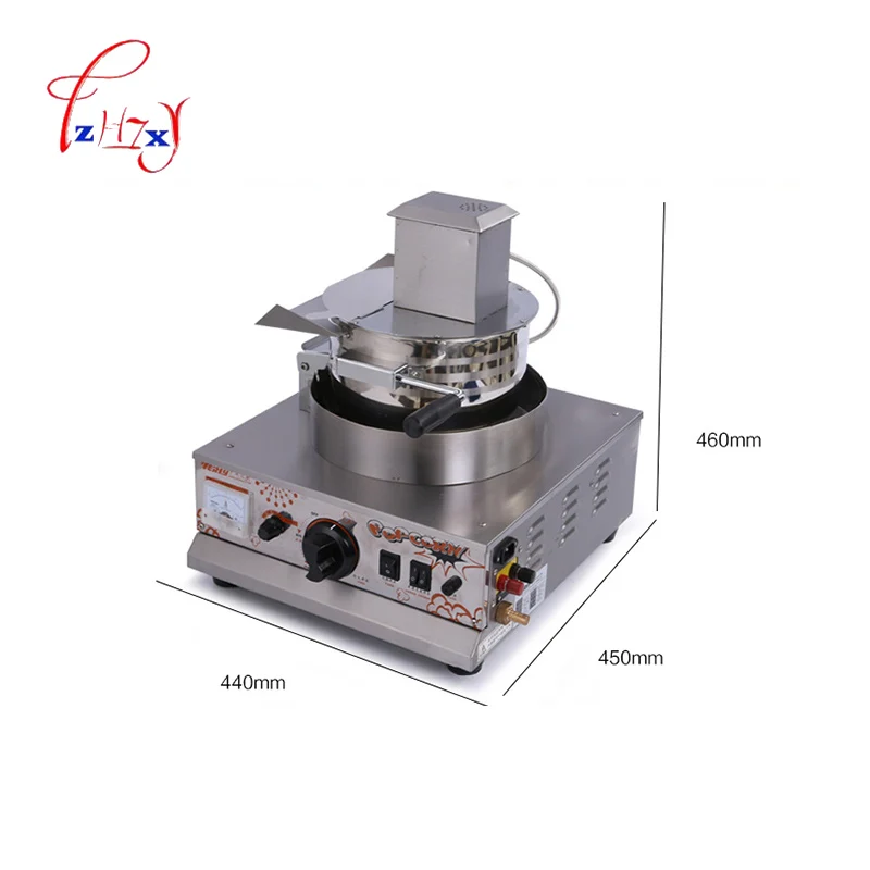 Коммерческий дом Горячая Электрический газ горячий воздух попкорн машина попкорна VBG-701 машина для попкорна 1 шт