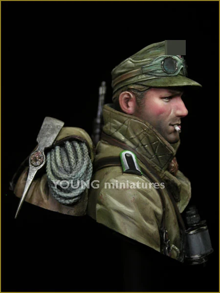 1/10 GEBIRGSJAGER 1942 фигура из смолы грудь GK военная тема Второй мировой войны второй без