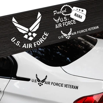 

Car Sticker Decal U.S.Air Force Reflective Vinyl 4 Design 3 Colors Tuning Auto Motorcycle Car Styling Accessories