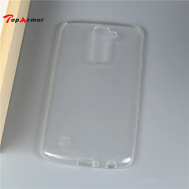 

TopArmor Case For LG K10 2016 Ultra-Thin Transparent Silicone Soft TPU Phone Case Cover For LG K10 Crystal shell Capa
