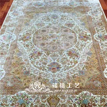 5,5 'x8' ручной работы персидский шелковый ковер цветочный дизайн области ковры для пола