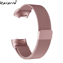 Дизайн, умные браслеты 210 мм, качественный Миланский ремешок из нержавеющей стали для смарт-часов, браслет для Fitbit Charge 3 81017