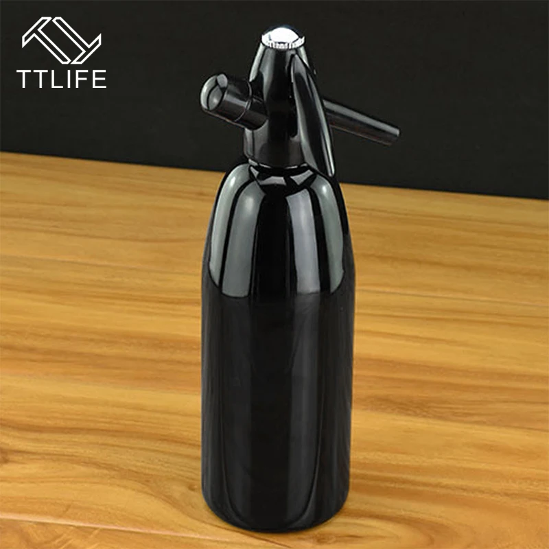 TTLIFE Горячая 1.0L домашняя алюминиевая Сода сифон сода вода машина сок вино газированные напитки напиток Сода машина