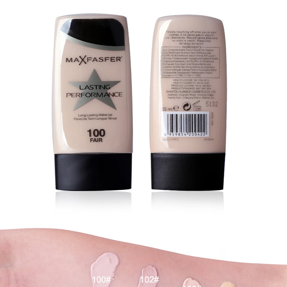 Основа MAXFASFER, основа для макияжа, Жидкий Праймер, увлажняющий, водостойкий, отбеливающий консилер, Осветляющий, матовый, стойкий, косметический