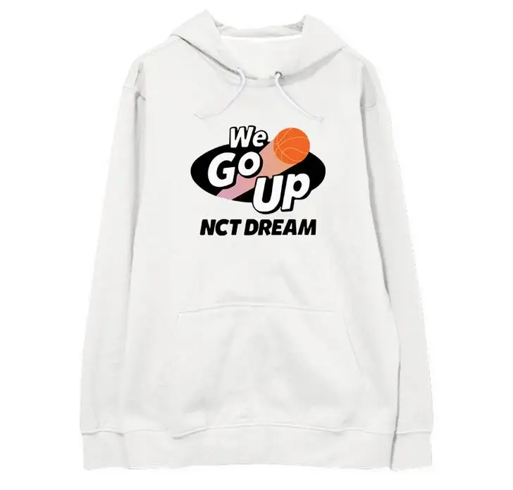  Nct dream new album go up same basketball printing pullover hoodies kpop unisex fashion fleece/thin