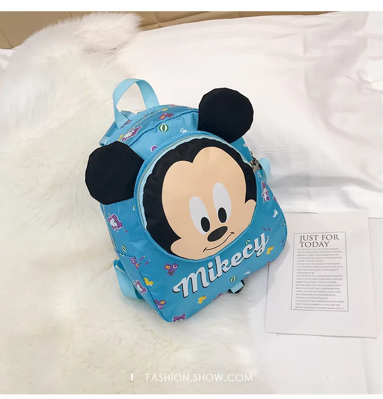 Disney Микки Маус мультфильм мини дети анти-потери Рюкзак девочка сумка для мальчика плечо Детская сумка для хранения школа детский сад