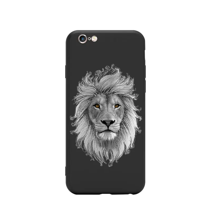 Астрологический знак зодиака Созвездия Leo Lion тема лица мягкий чехол из ТПУ для
