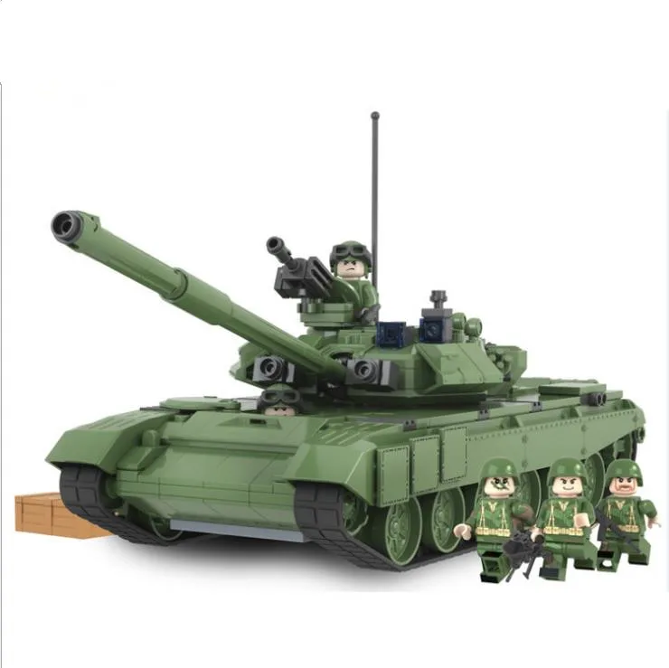 WW2 армейские серии Фигурки Модели танка игрушки Россия T90A морской герой спецназ
