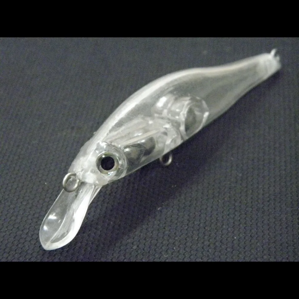 wLure 10 Blank Minnow Fishing Lure Bodies 3 3//4 Inch Unpainted Lure UPM431P10