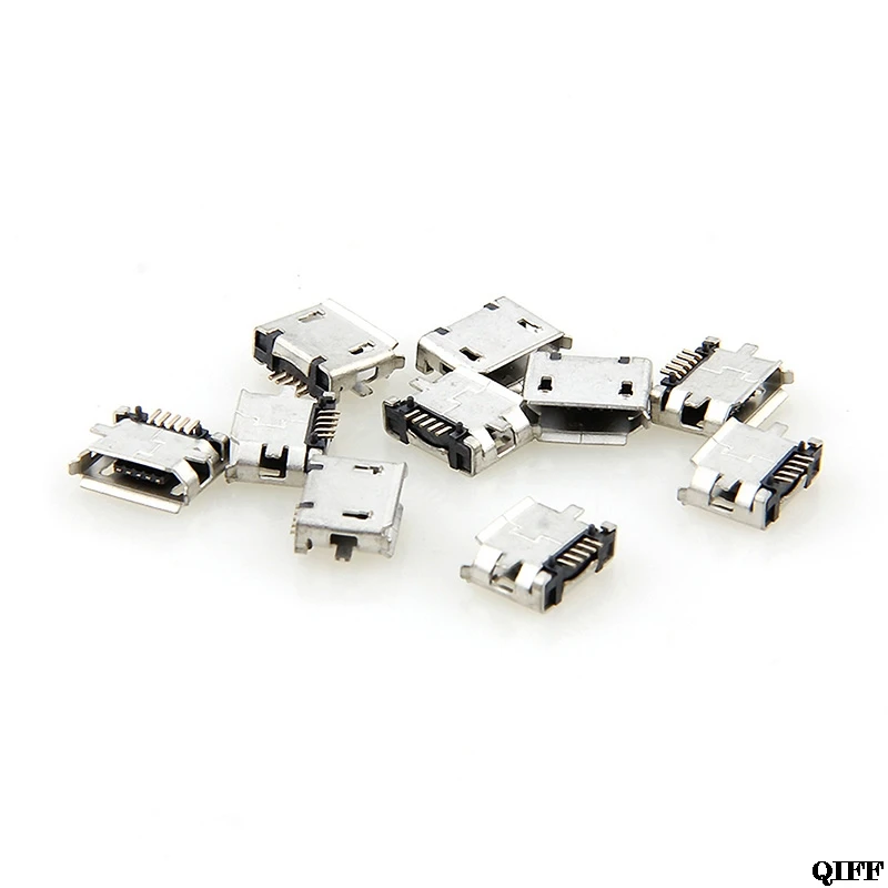 10pcs Micro USB MK5P 5pin Female Connector Charging Socket Straight Mar28 | Обустройство дома
