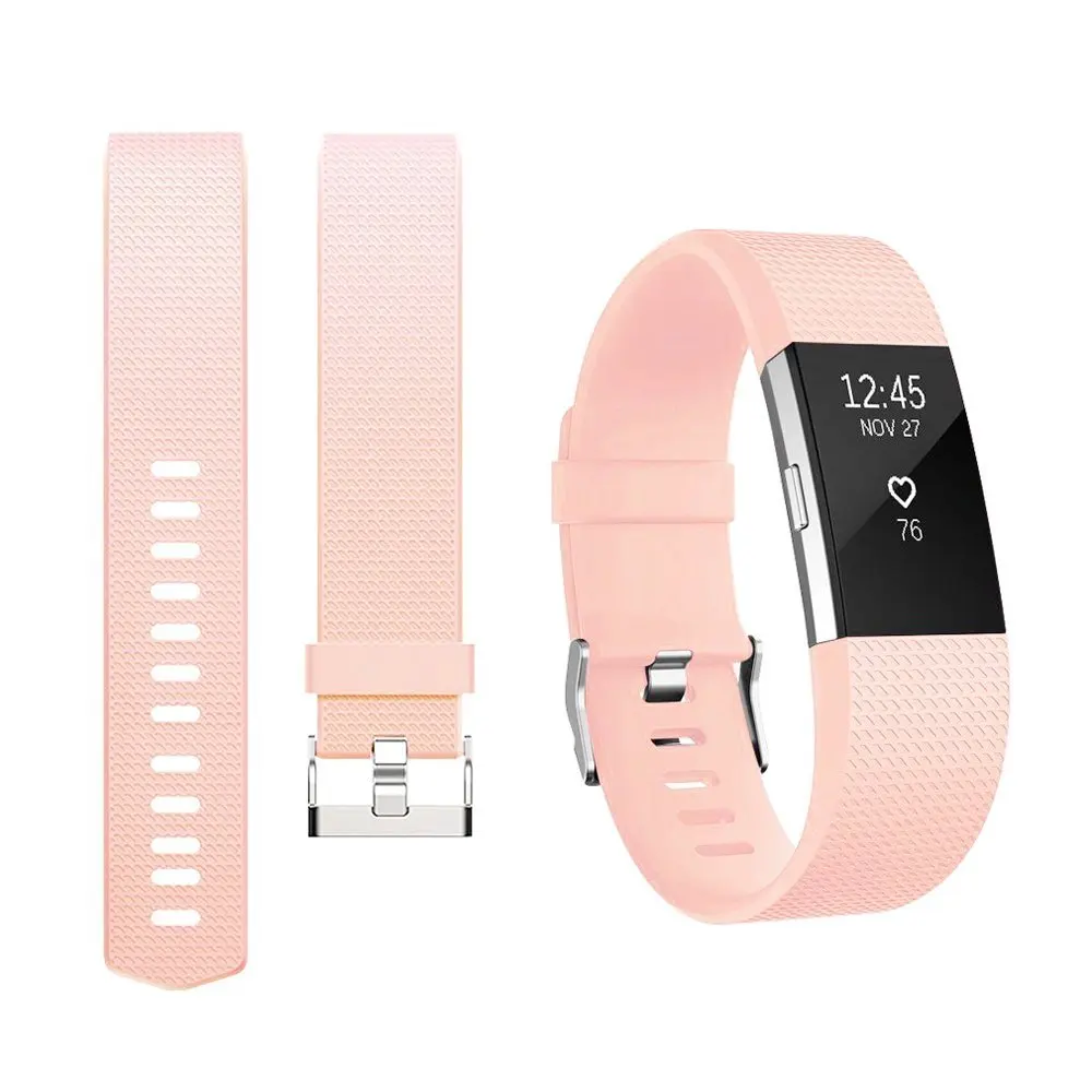 Honecumi для Fit bit Band Зарядка 2 полосы заменить Мужские t браслеты для Fitbit Charge 2 Браслет ремешок аксессуары для женщин мужчин