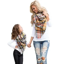 Winter Scarf Tartan Plaid scarf Cashmere Pashmina Designer Blanket Scarf Hickness Hot Handkerchief Soft Luxury Brand Scarves