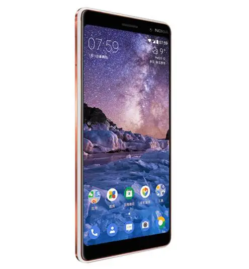 Nokia 7 Plus, Android 8, глобальная ПЗУ, OTA, 4G, 64G, Snapdragon 660, четыре ядра, 6,0 дюймов, 2160x1080 P, 18:9, 3800 мАч, Bluetooth 5,0