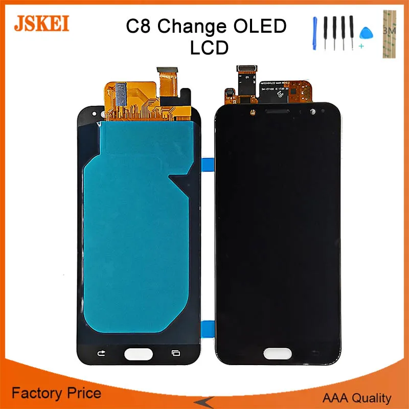 

5.5" For Samsung Change OLED LCD C7 2017 C710F/DS C7100 C8 Display Screen Touch Digitizer Assembly Replace LCD
