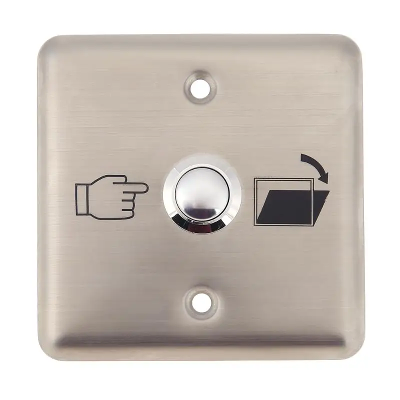 

Button NO/NC No Touch Push Switch For Door Access Control System Door Square Electromagnetic Lock with Exit Button Switch