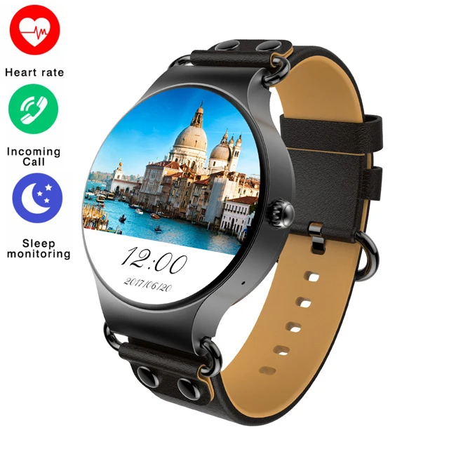 

KW98 Smart watch 3G WIFI GPS SIM Card Android 5.1OS Wristwatch Heart Rate Monitor Pedometer for iOS Android Phone PK KW88 KW99