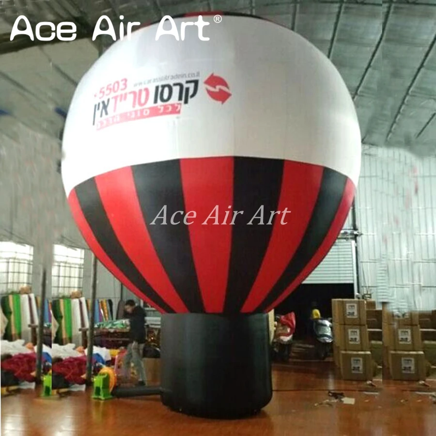  attractive Round Standing Giant Inflatable rooftop Balloon for advertising made in China