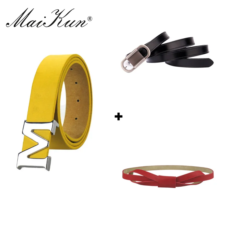 Maikun Women's Belts for women belt Winter Clearance Sale Combination Packages 4in Women's