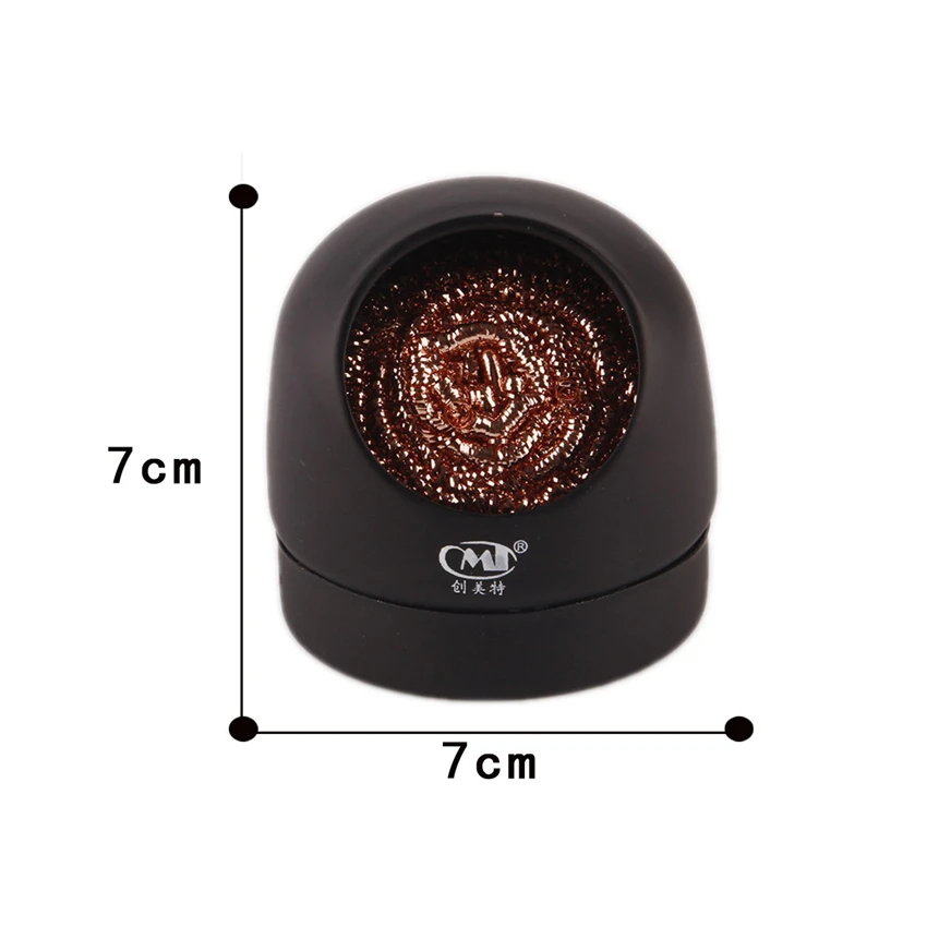 

High Efficiency Welding Head Suction tin Copper Ball Soldering Iron Clean MMouth Organ Soldering Iron Mouth Cleaner the Tin Ball