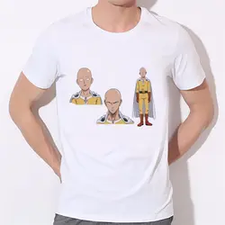 One Punch Man футболки с персонажами из аниме Генос Сайтама Косплэй T рубашка мужская мода Для женщин удобные летние футболки топы с короткими