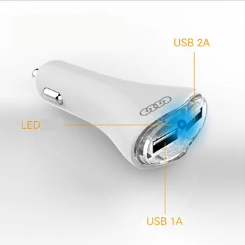 

10pcs/lot FAST Universal Car Charger Car-charger Usb Charging For Samsung Iphone Huawei Fast-charging Alimunin Phone Charge