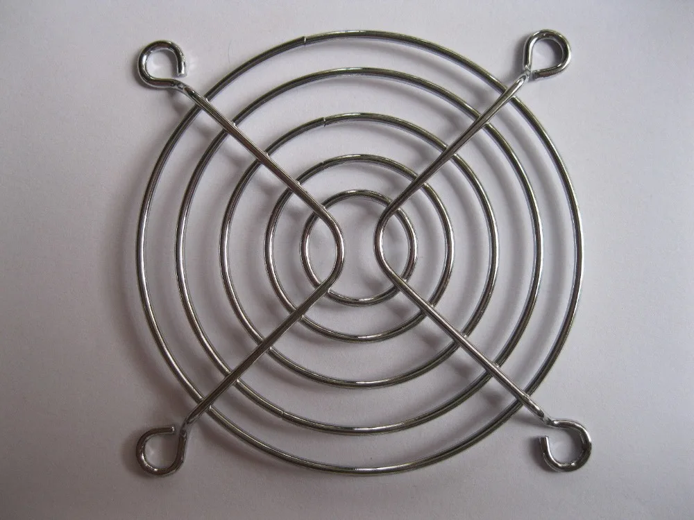 

12 pcs DC Fan Grill Protector Finger Guard Silver Metal Used for 60x60mm Fan