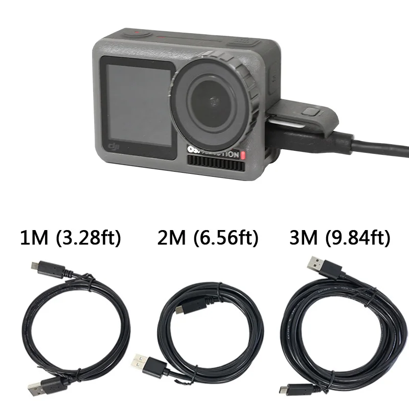Зарядный кабель USB Type-c для Dji Osmo Action передачи данных osmo action sports camera удлиненный 3/2/1