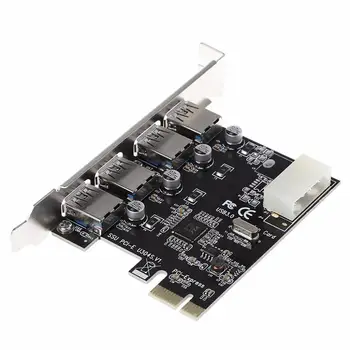 

Port PCI-E To USB 3.0 HUB PCI Express Expansion Card Adapter 5 Gbps Speed For Desktop Computer R20