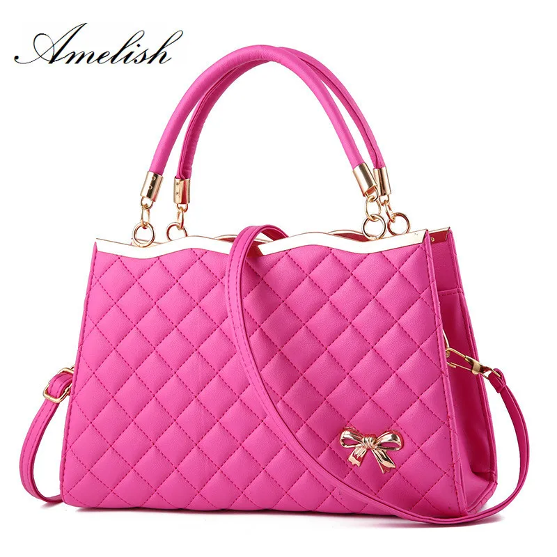 

Brand Designer 2018 Fashion Solid Candy Color Women Handbag High Quality Tote Girl PU Leather Evening Shoulder Messenger Bags