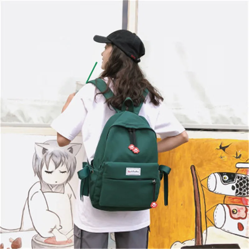 

New Waterproof Nylon Backpack for Women Multi Pocket Travel Backpacks Female School Bag for Teenage Girls Book Mochilas J3