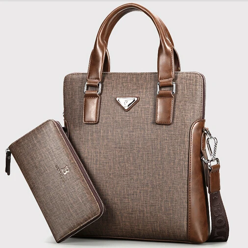 New luxury men designer handbags high quality brand leather portfolio