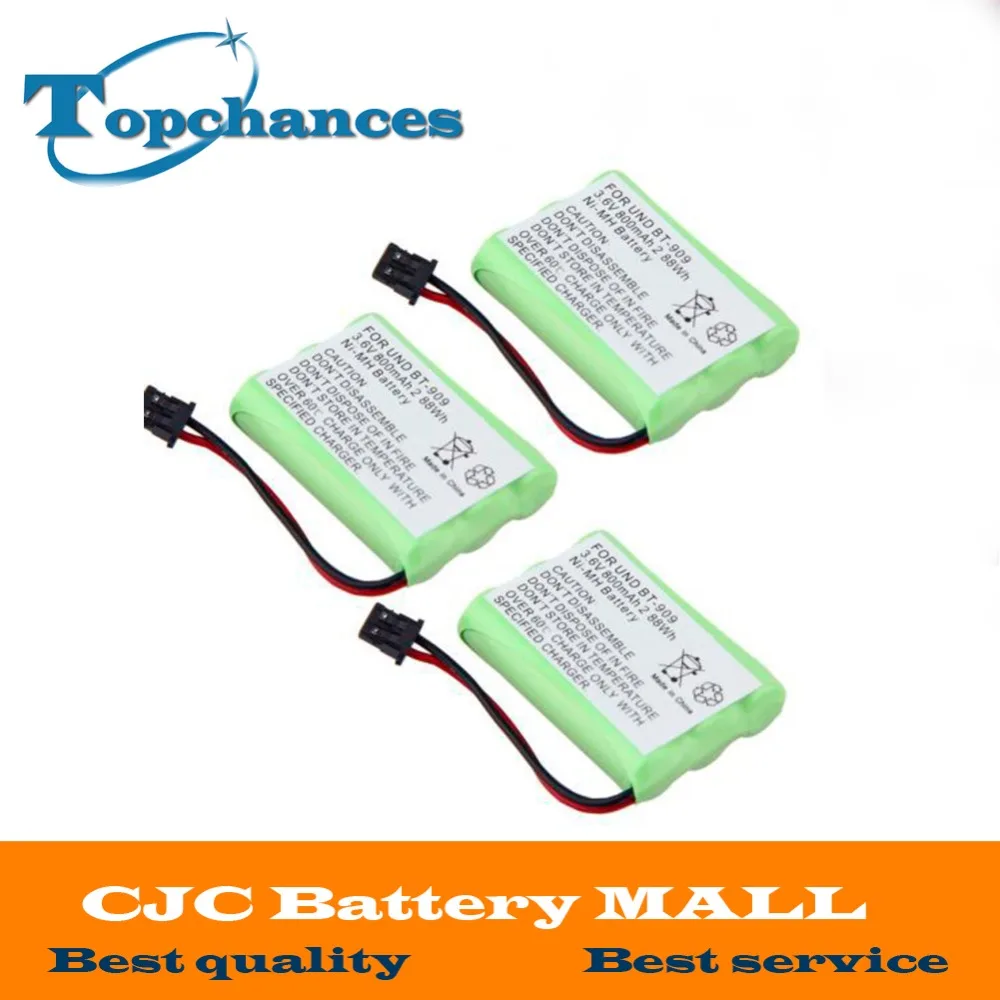 3 шт. Высокое качество Новый Ni MH 800mAh 6 V аккумуляторная беспроводная батарея для