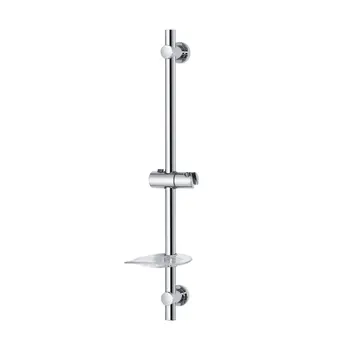 

Azos Shower Rod Abs Plastic Chrome Rise And Fall Rotatable Continental Shower Room Bathhouse Round HSSJ007-60A