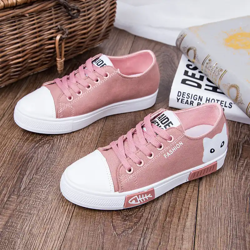 ladies canvas sneakers