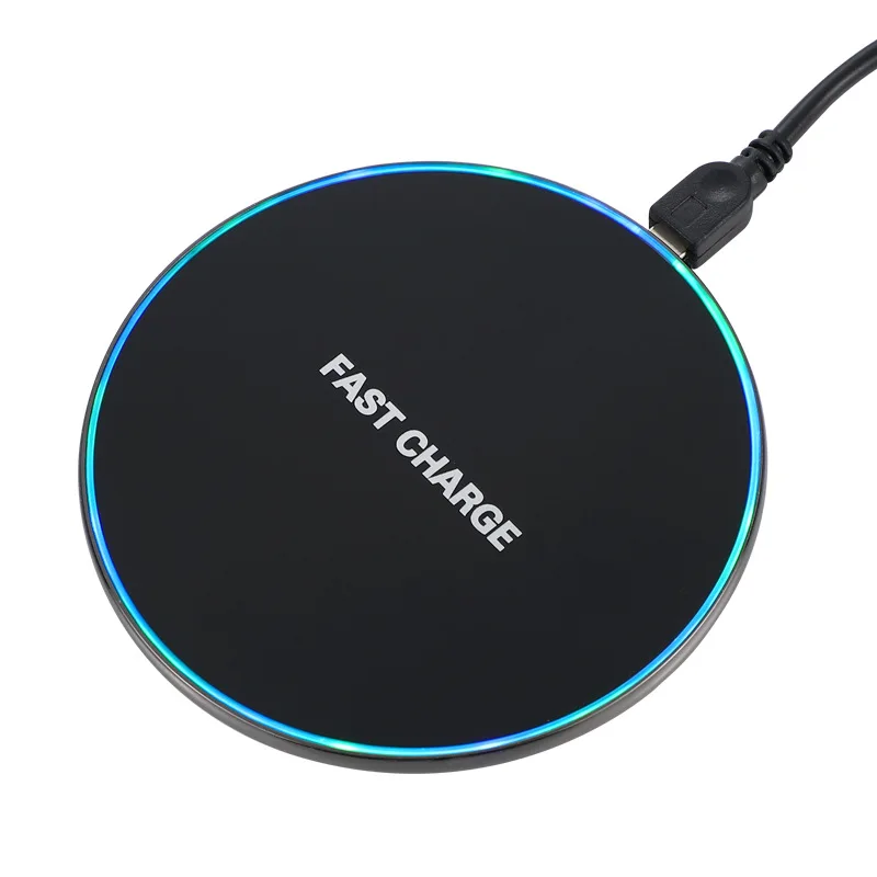 

15W Qi Wireless Charger For iPhone 8 X XR XS Max QC3.0 Fast Wireless Charging for Samsung S9 S8 Note 8 9 S7 USB Charger Pad