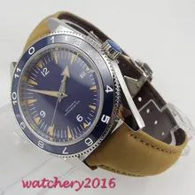 41mm Debert blue sterile dial Ceramic Bezel Luxury Calendar Leather Deployment Buckle Automatic Mecjanical Mens business Watch 41mm Debert blue sterile dial Ceramic Bezel Luxury Calendar Leather Deployment Buckle Automatic Mecjanical Mens business Watch