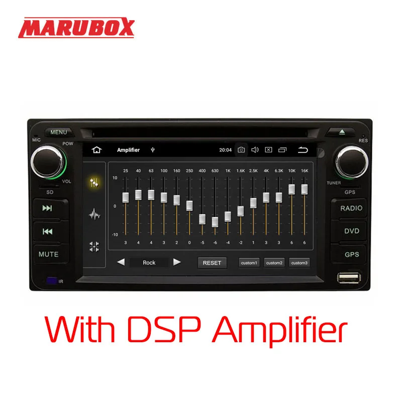 Автомобильный мультимедийный плеер MARUBOX для Toyota RAV4 Android 9 0 4 Гб ОЗУ 2 din DVD Hilux Fortuner
