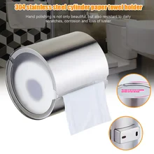 Держатель Туалетной ткани из нержавеющей стали цилиндрический рулон бумажных полотенец для ванной комнаты туалетный 669