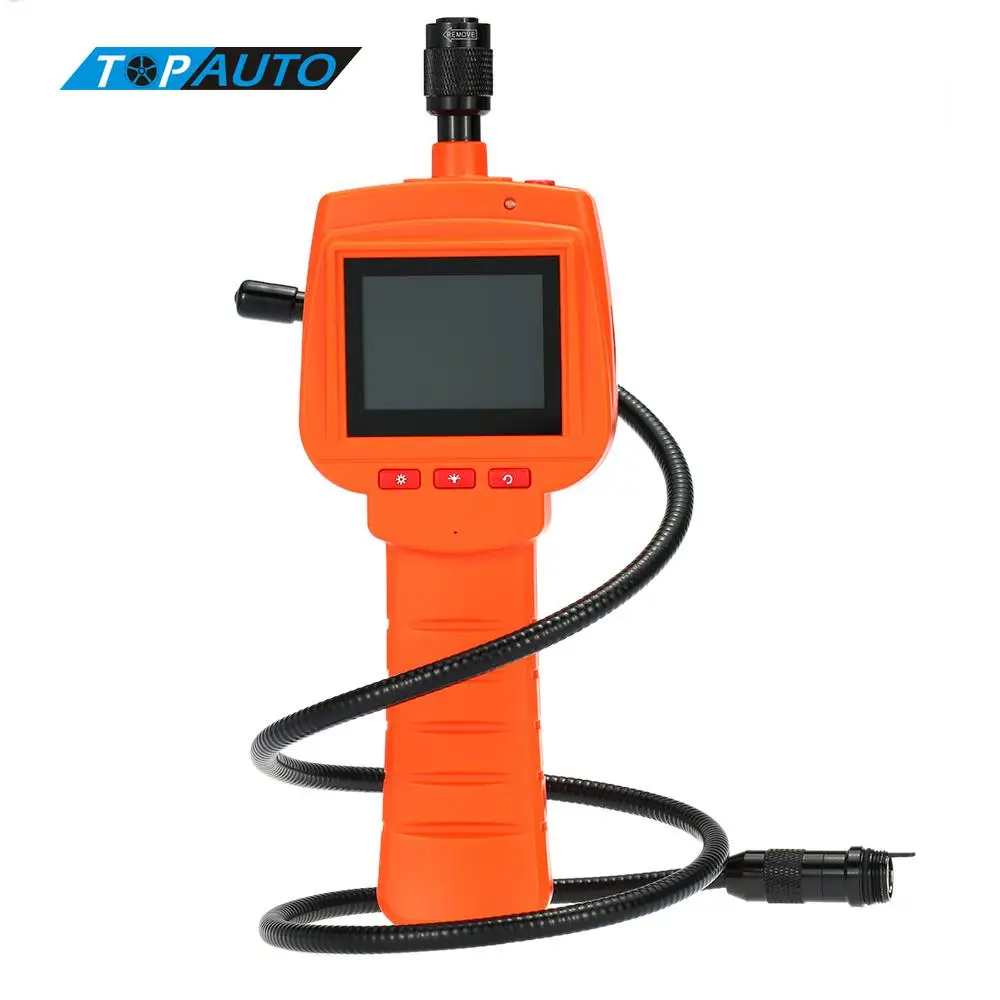 KKmoon Portable Pipe Inspection Camera 2.4" Screen 9mm Probe Head