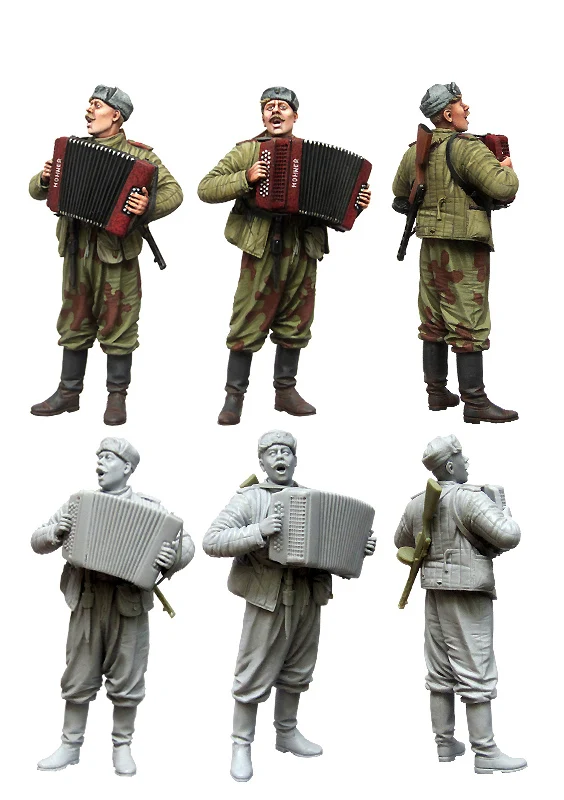Масштаб 1 35 наборы фигурок из смолы советский солдат во время отдыха|resin figure kit|resin