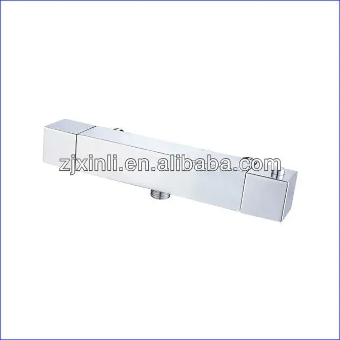 

X9016S - Luxury Wall Mounted Hot & Cold Water Mixing Temperature Control Square Thermostatic Shower Faucet