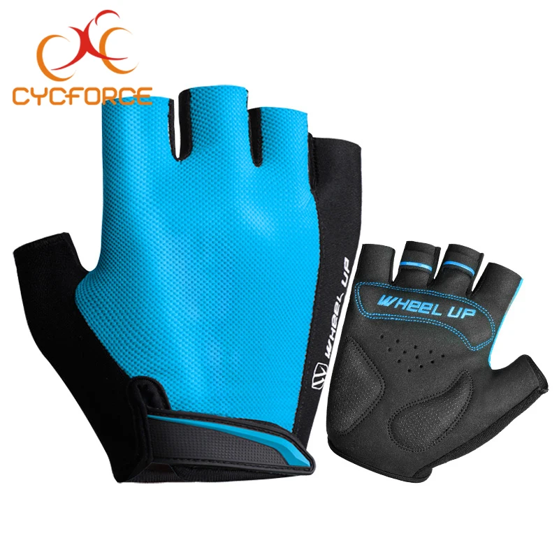 CYCFORCE велосипедные перчатки половина пальцев MTB летние противоударный Спорт